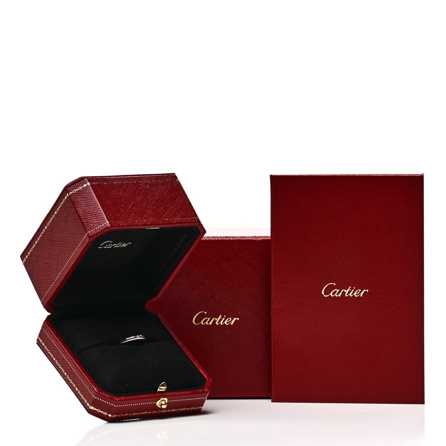 Cartier Platinum Diamond 2.6mm 1895 Wedding Band Ring 47 4 6 of 6