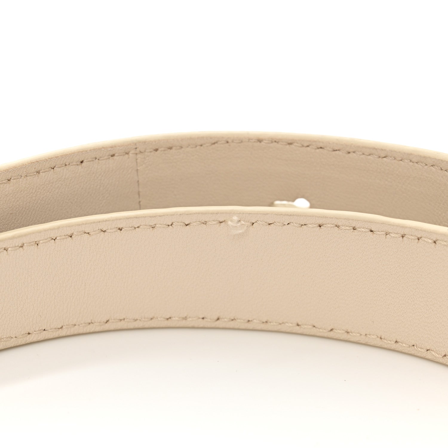 Alexander McQueen Calfskin Crocodile Embossed Box Shoulder Bag 16 White Bone 11 of 11