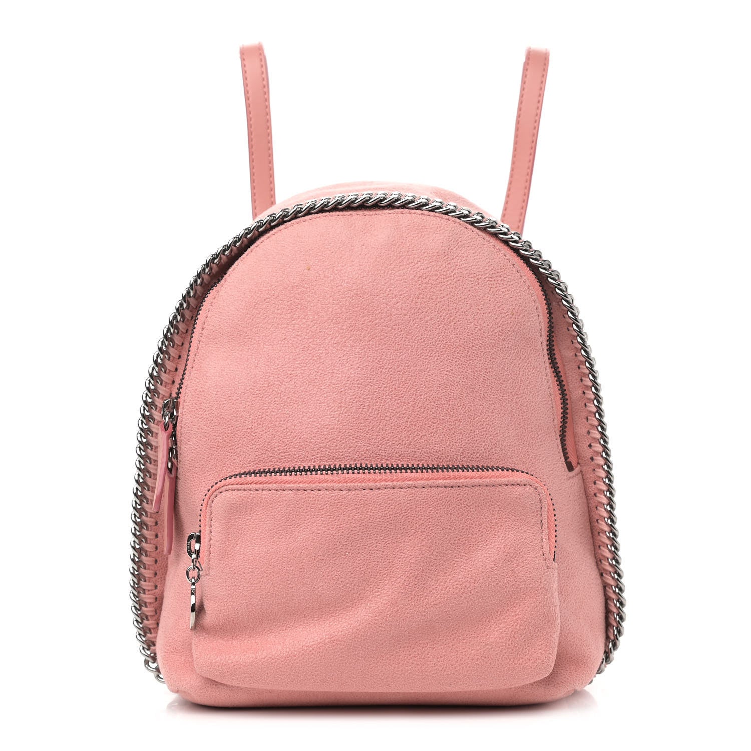 Stella McCartney Shaggy Deer Mini Falabella Backpack Pink 1 of 10