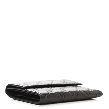 Gucci Guccissima Continental Flap Wallet Dark Brown 4 of 8