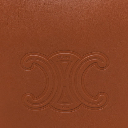 Celine Supple Calfskin Medium Triomphe Heloise Shoulder Bag Tan 9 of 11