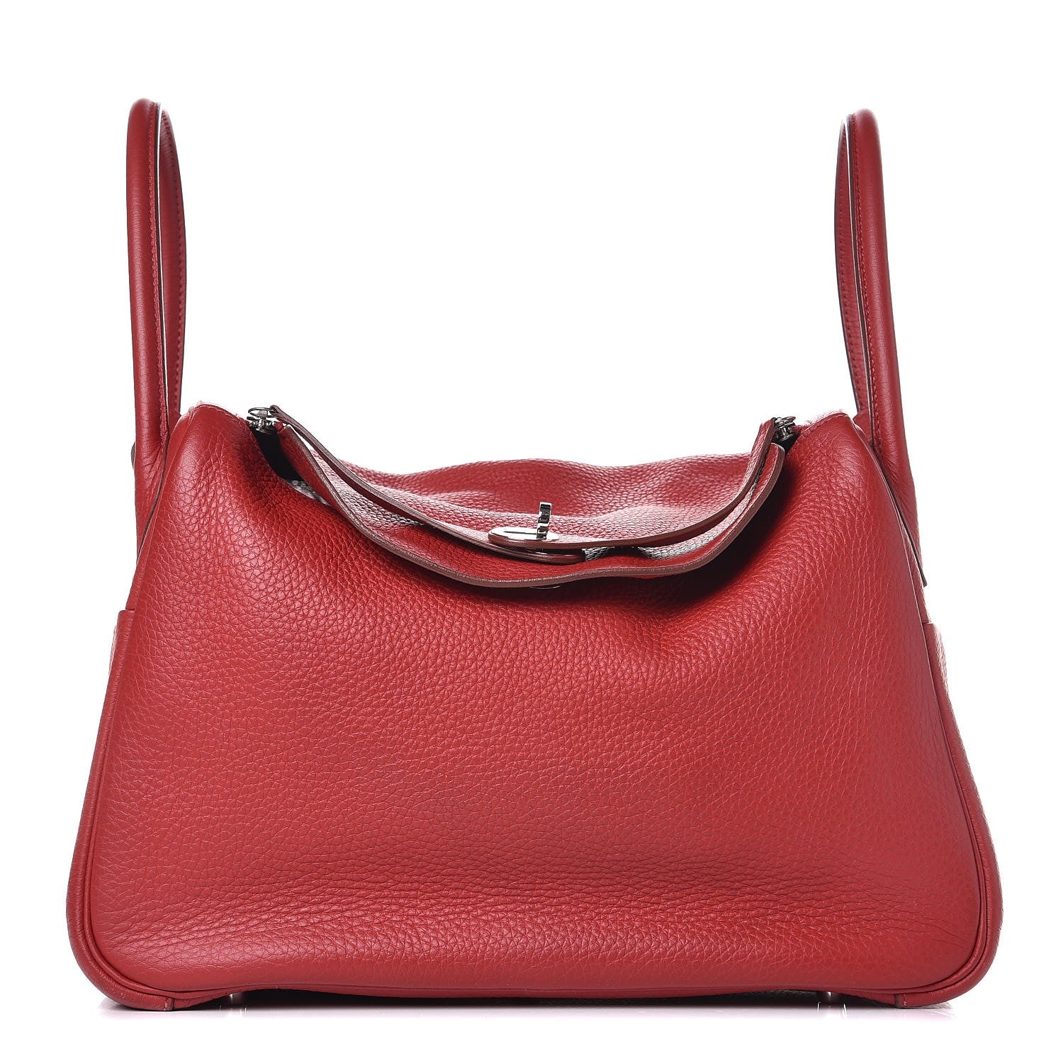 Hermes Taurillon Clemence Lindy 34 Rouge Garance 1 of 13