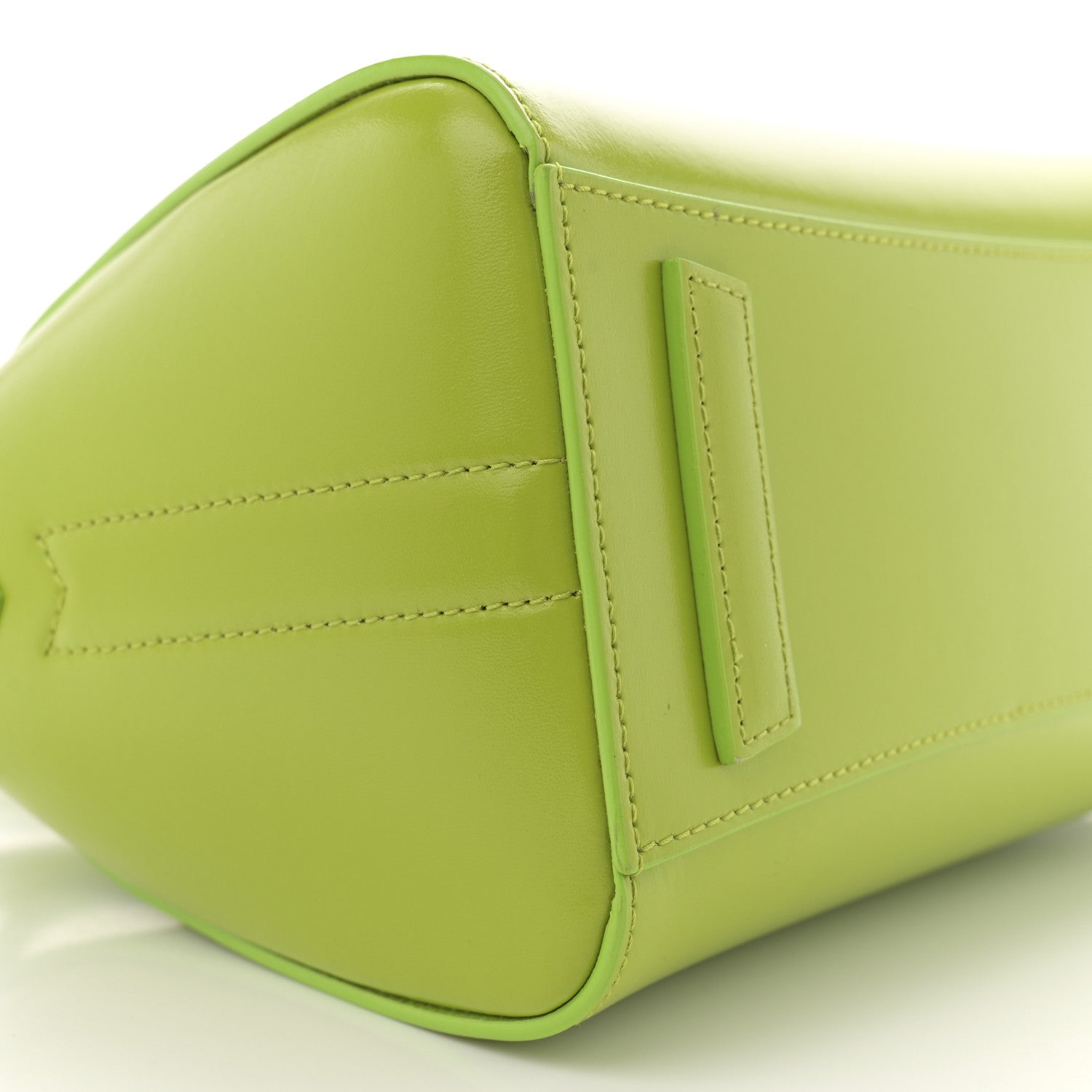 Givenchy Shiny Lord Calfskin Mini Antigona Citrus Green 9 of 11