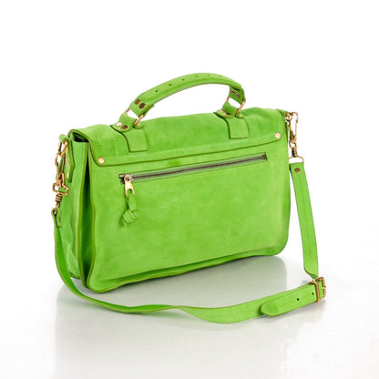 Proenza Schouler Suede PS1 Medium Satchel Tropical Green 3 of 8