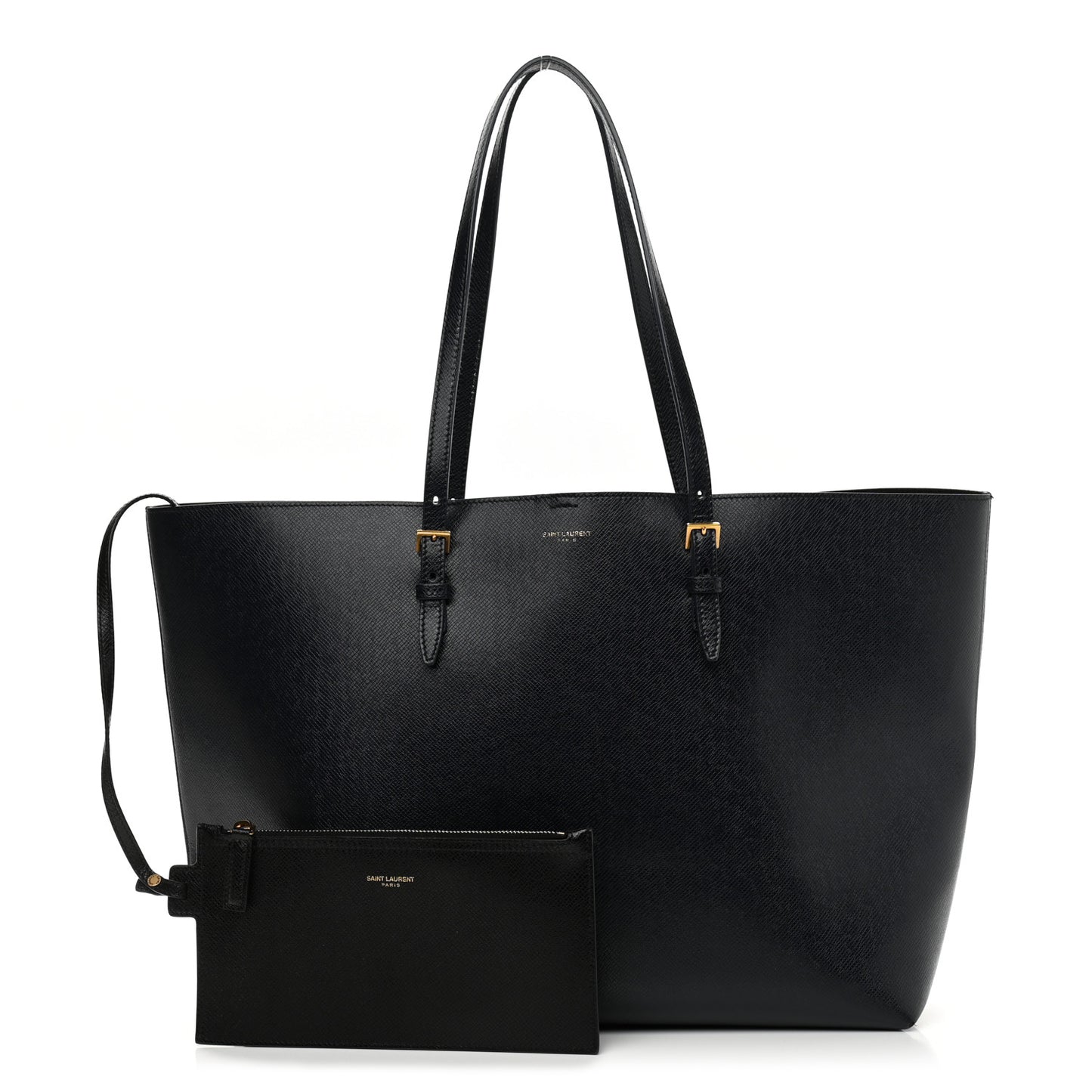 Calfskin Large Shopping Tote Deep Marine