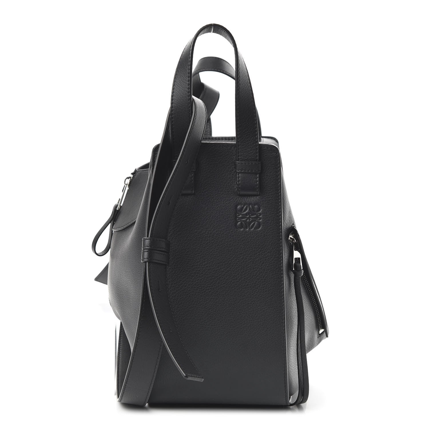 Loewe Calfskin Small Hammock Shoulder Bag Black 1 of 10