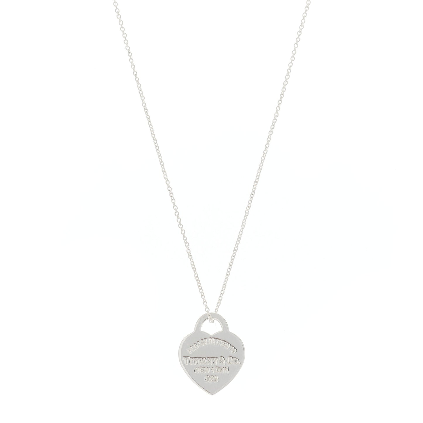 Sterling Silver Small Return to Tiffany Heart Pendant Necklace