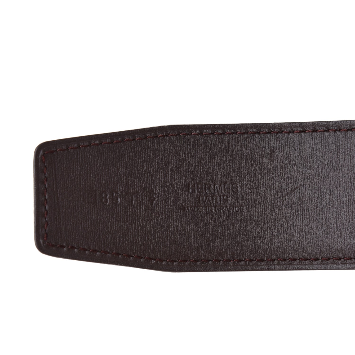 Hermes Epsom Chamonix 42mm Constance 2 Belt 85 Rouge Casaque Chocolate 3 of 7