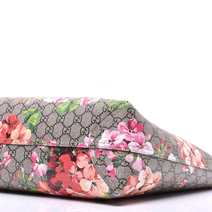 Gucci GG Supreme Monogram Blooms Medium Reversible Tote Beige Multicolor Dry Rose 14 of 17