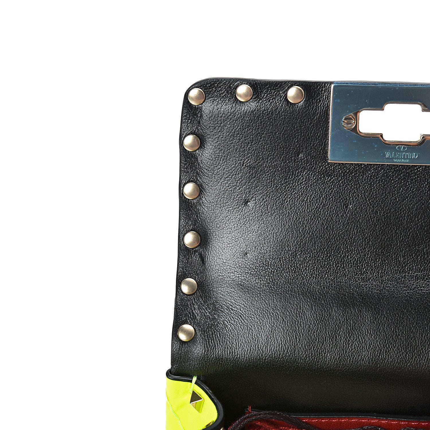 Valentino Garavani Calfskin Micro Rockstud Spike Shoulder Bag Lime 11 of 11