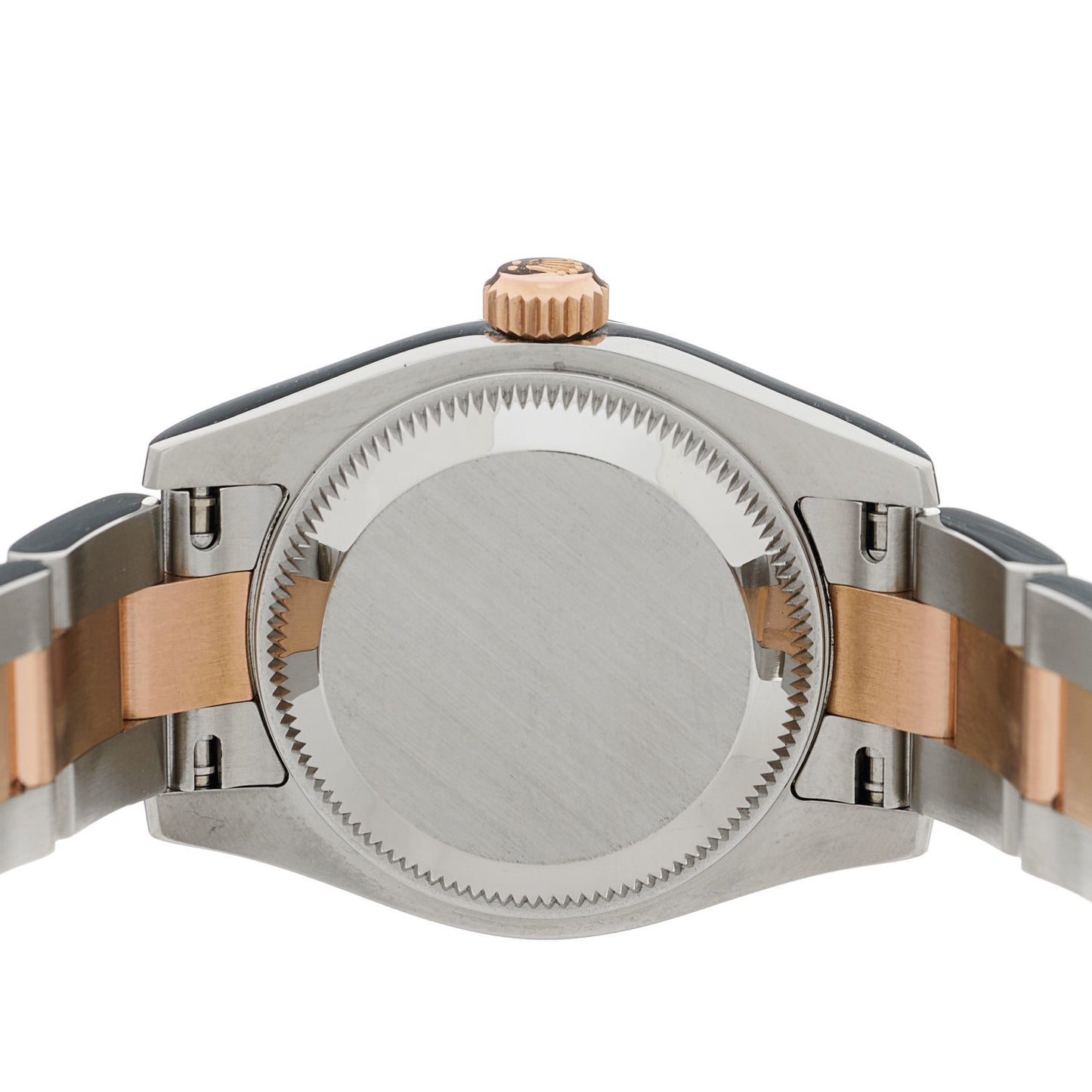 Stainless Steel 18K Everose Gold Diamond 26mm Oyster Perpetual Datejust Watch Pink 179171