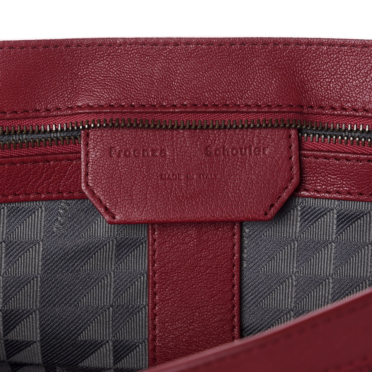 Proenza Schouler Lambskin Medium PS1 Satchel Chianti 8 of 12