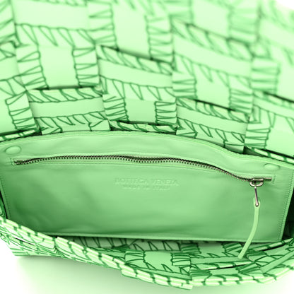 Bottega Veneta Nappa Maxi Intrecciato Overlock Stitched Cassette Crossbody Bag Parakeet 5 of 9