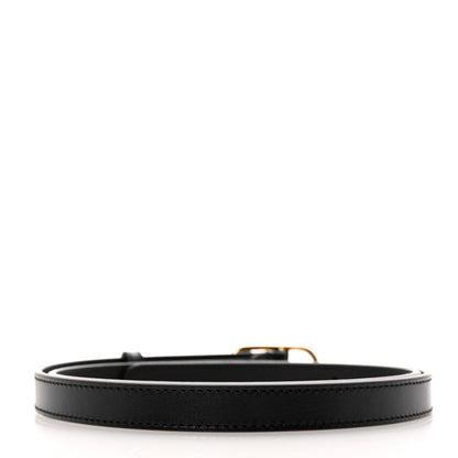 Gucci Calfskin GG Interlocking Thin Belt 85 34 Black 2 of 5