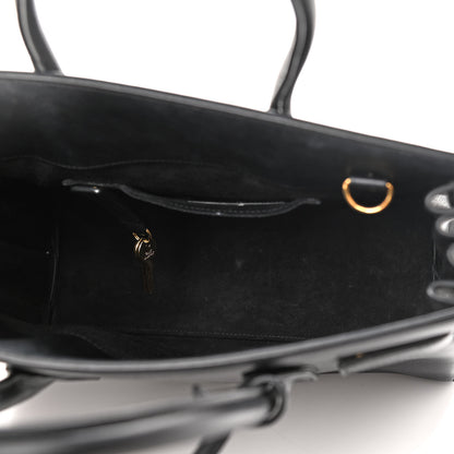 Saint Laurent Grained Calfskin Small Sac De Jour Black 5 of 9