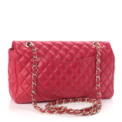 Chanel Lambskin Quilted Valentine Charms Medium Single Flap Pink 3 of 9