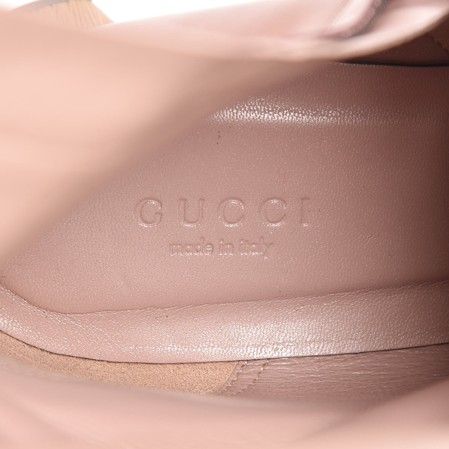 Gucci Calfskin Knee High Crystal Boots 38.5 Light Malve 8 of 14