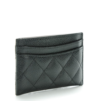 Chanel Caviar Quilted Card Holder Black 3 of 8