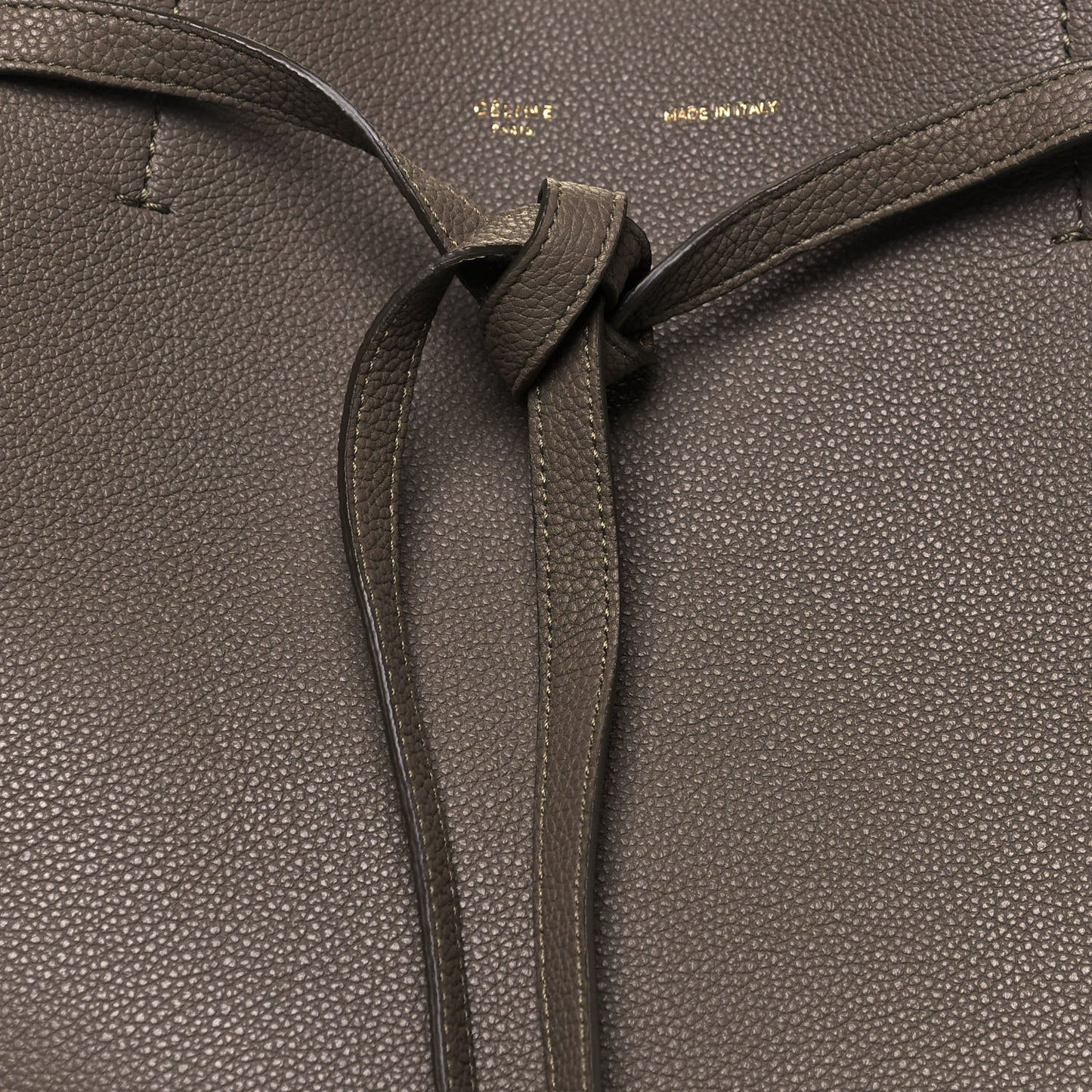 Soft Grained Calfskin Small Belt Cabas Phantom Taupe