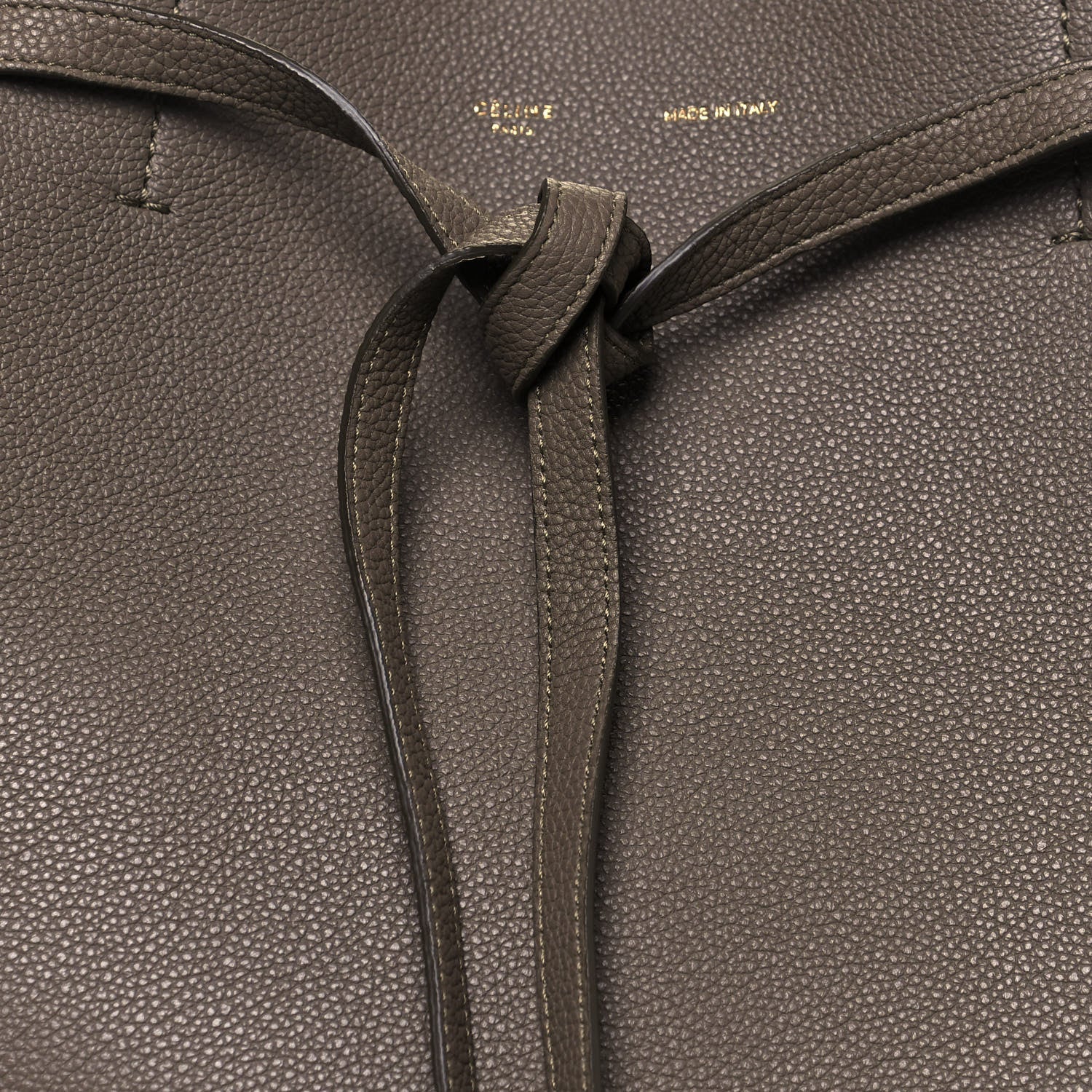 Celine Soft Grained Calfskin Small Belt Cabas Phantom Taupe 16 of 16