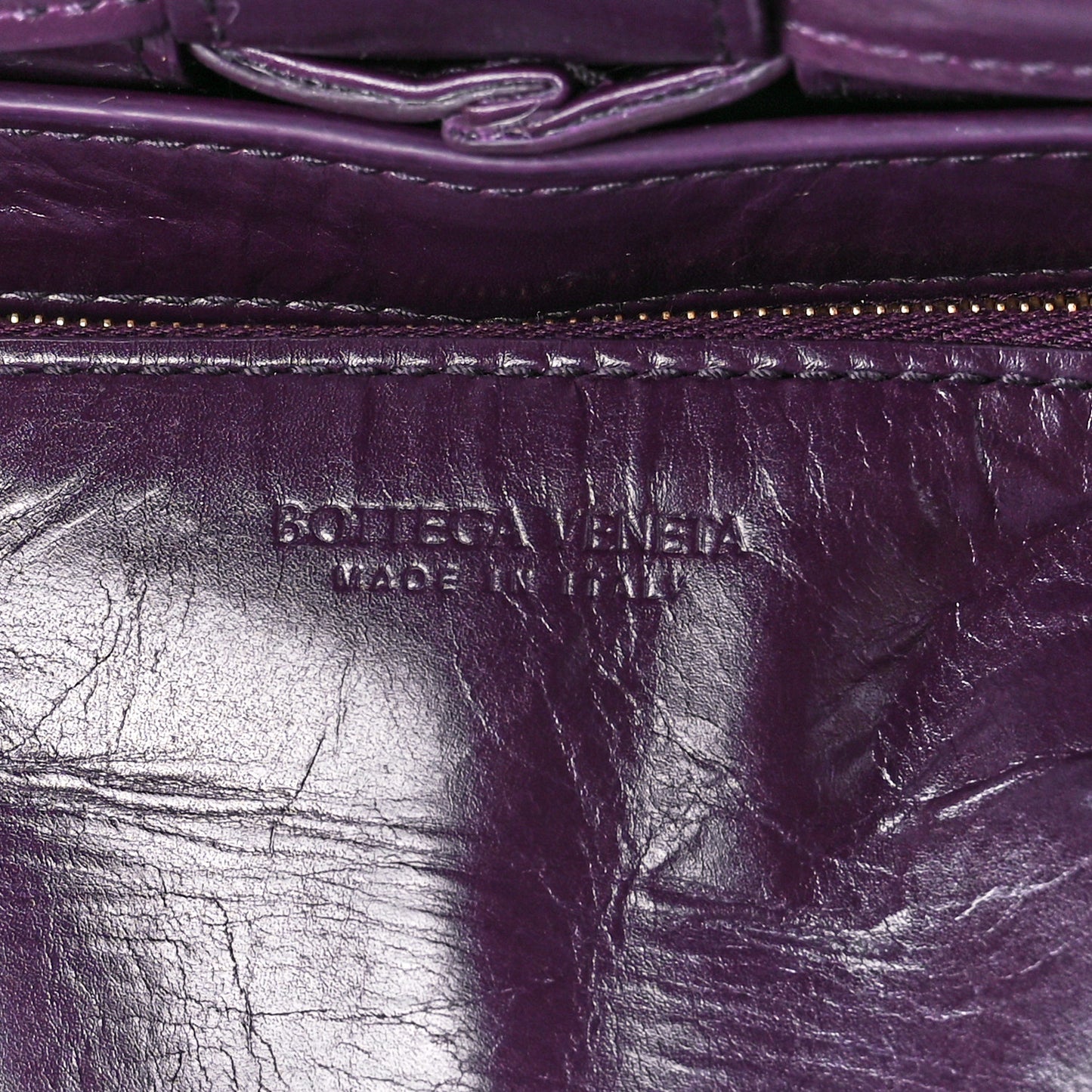 Calfskin Intreccio Plisse Cassette Crossbody Bag Dark Mystic