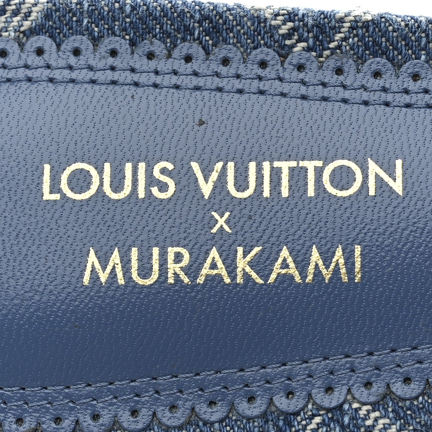 Louis Vuitton LV X TM Monogram Denim Cerises Lily Mules 37 Blue