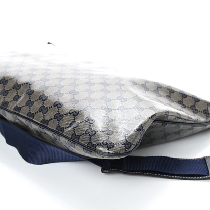 Gucci Crystal Monogram Messenger Bag Navy 10 of 10