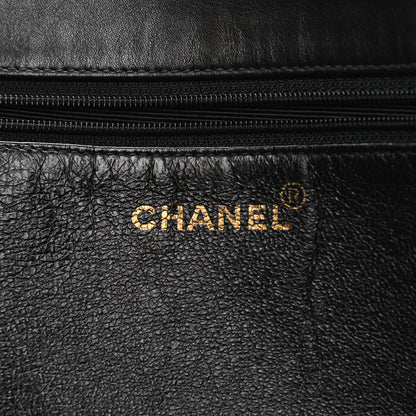 Chanel Lambskin CC Tote Black 6 of 13
