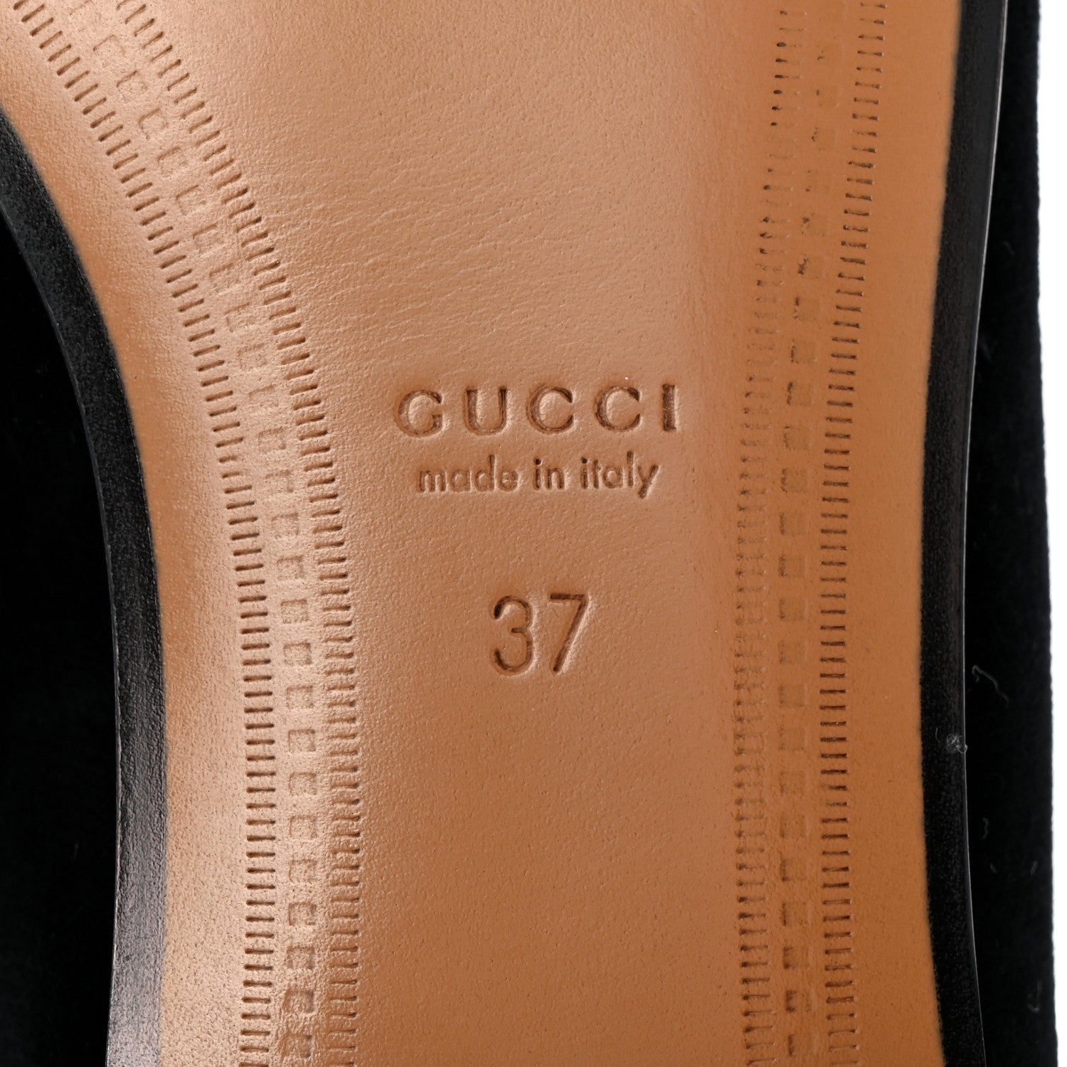 Gucci Velvet Horsebit Womens Jordaan Loafers 37 Black 6 of 14