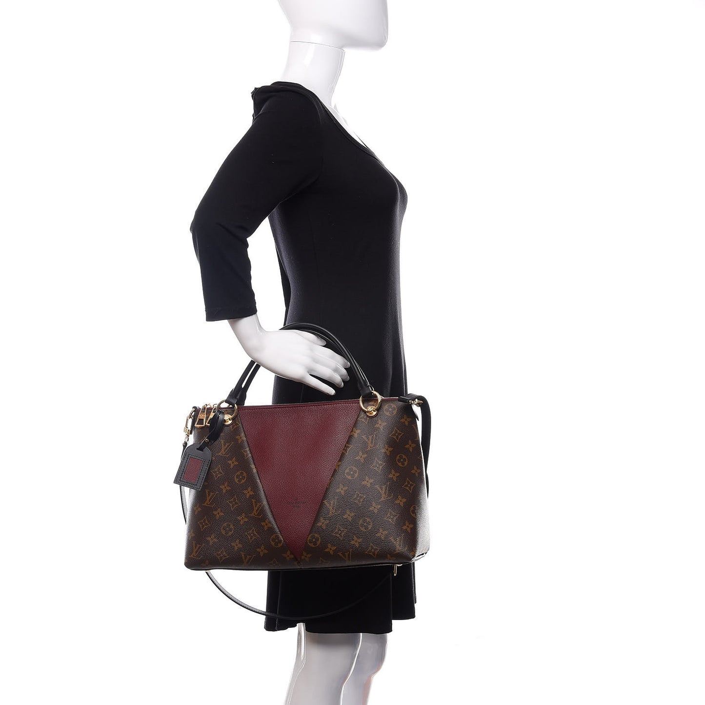 Monogram V Tote MM Bordeaux