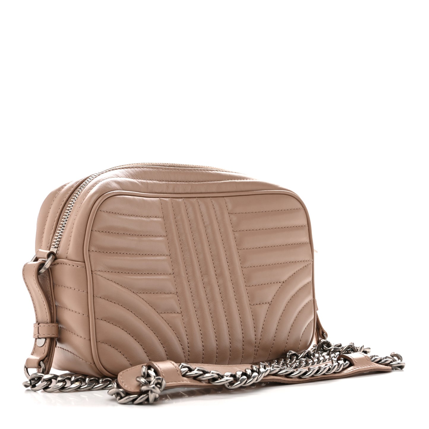 Soft Calfskin Diagramme Camera Bag Cipria