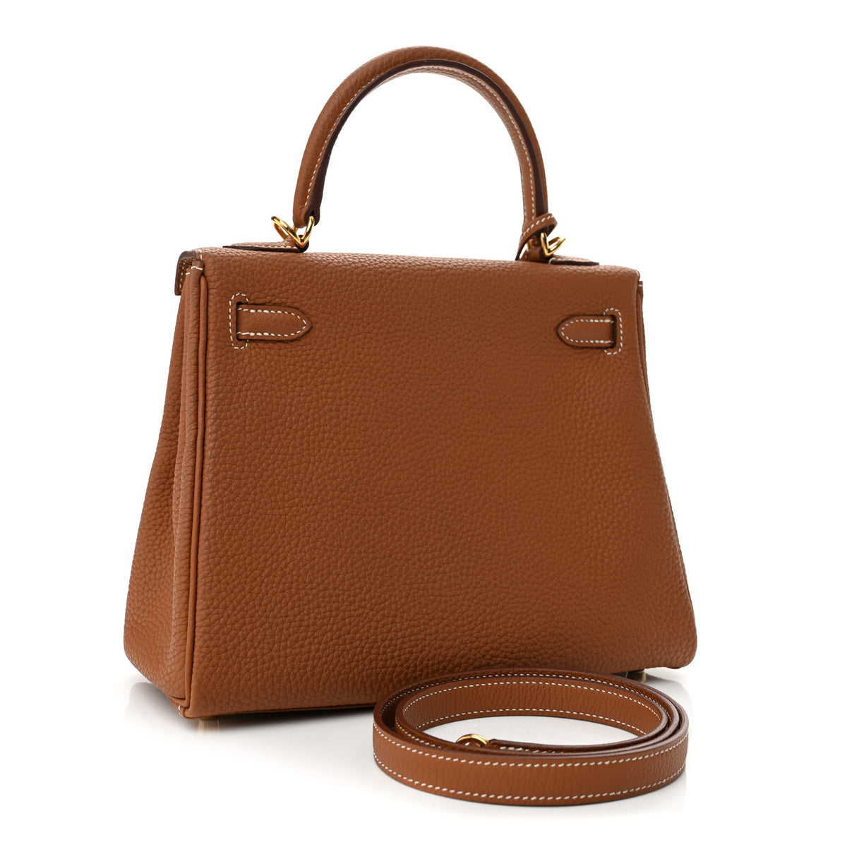Hermes Togo Kelly Retourne 25 Gold 3 of 12