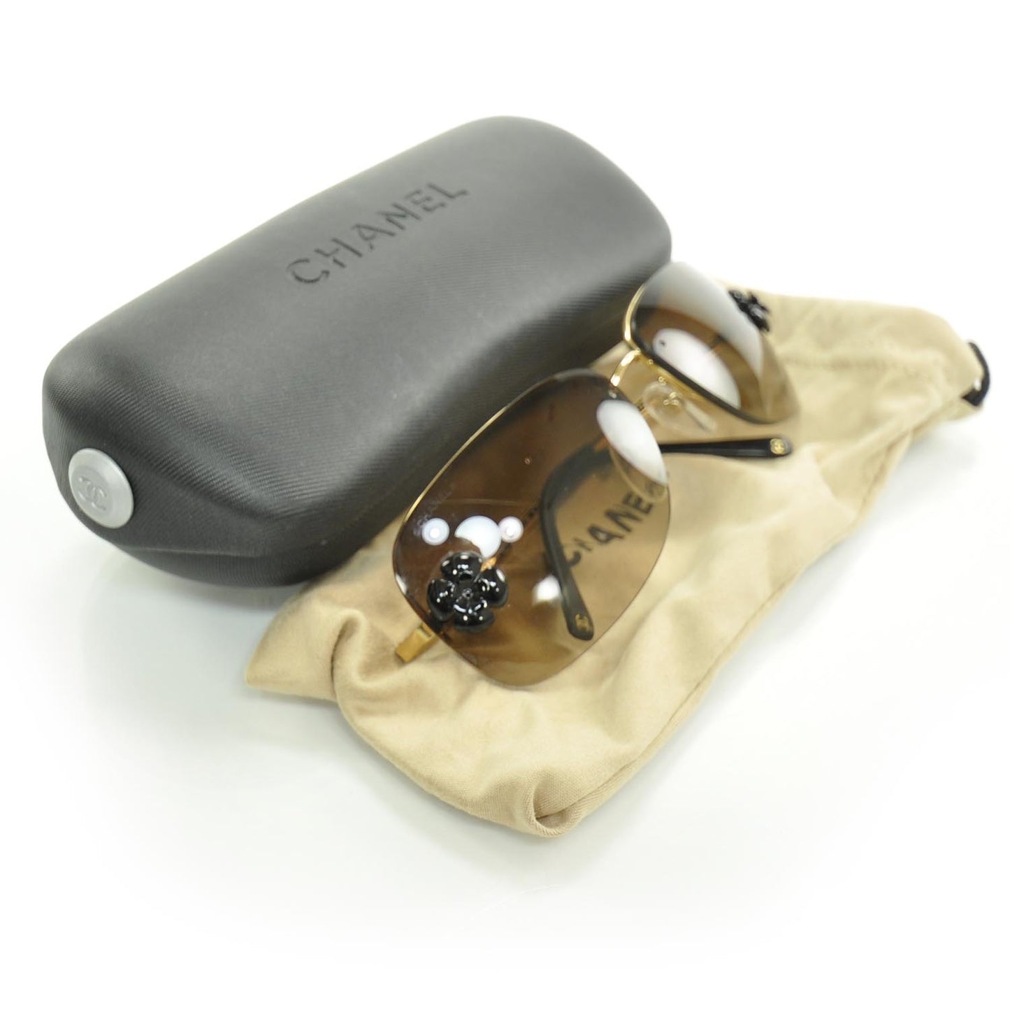Camellia CC Sunglasses Brown