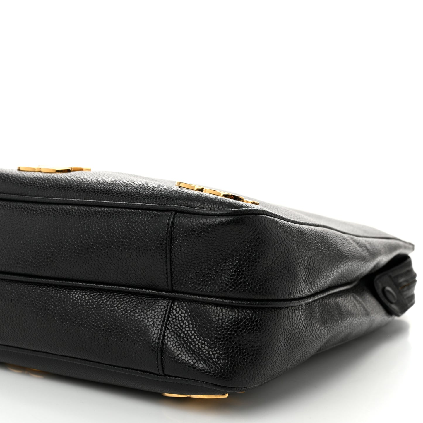 Caviar CC Shoulder Bag Black