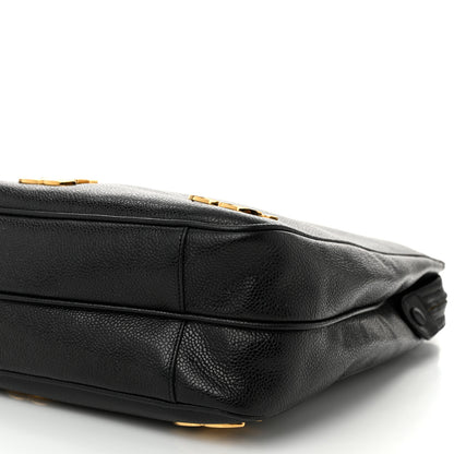 Chanel Caviar CC Shoulder Bag Black 9 of 9