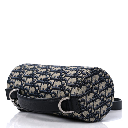 Christian Dior Oblique Vertical Roller Messenger Bag Blue 5 of 10