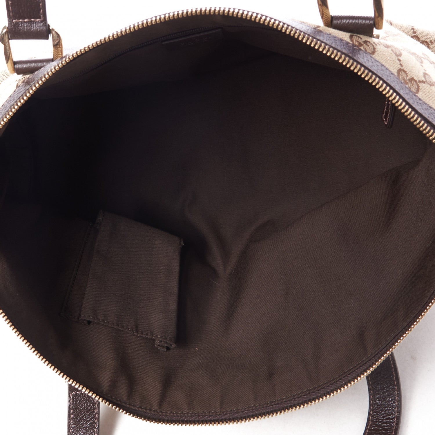 Gucci Monogram Medium Abbey Tote Dark Brown 4 of 8