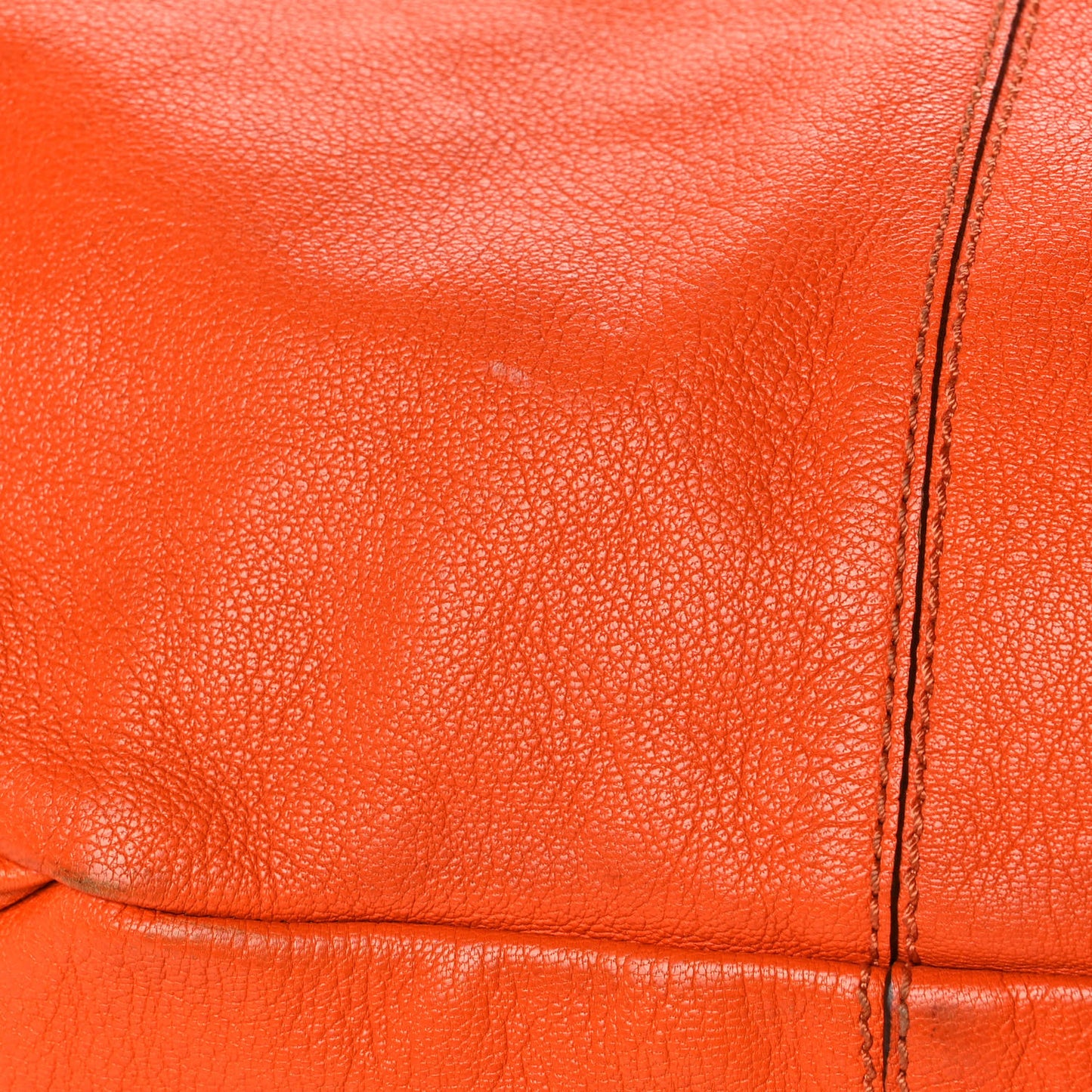 Calfskin George V Apron Bag Orange
