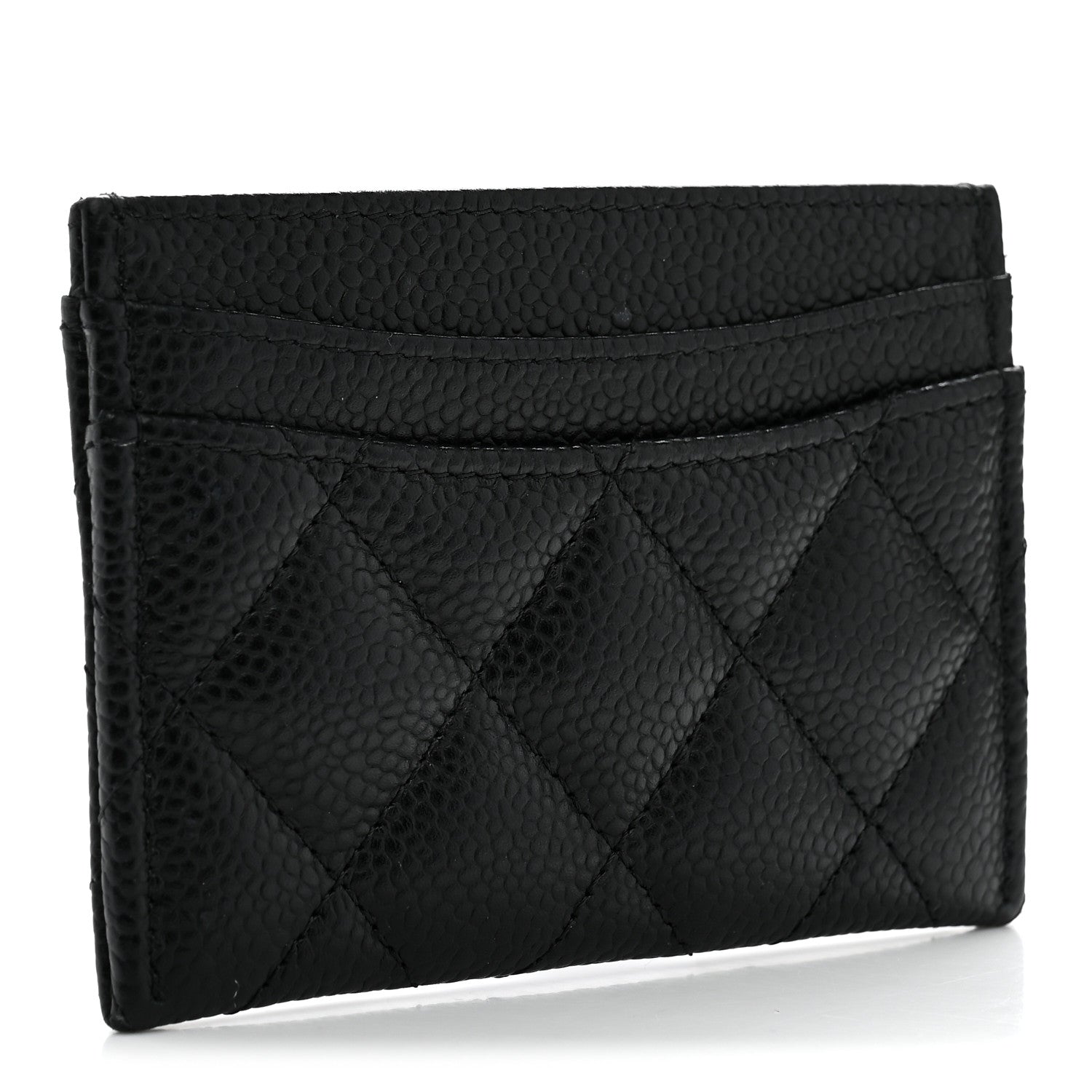 Chanel Caviar Quilted Card Holder Black 3 of 9