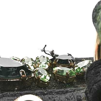 Dolce & Gabbana Brocade Crystal Embellished Floral Box Bag Black Multicolor 10 of 10