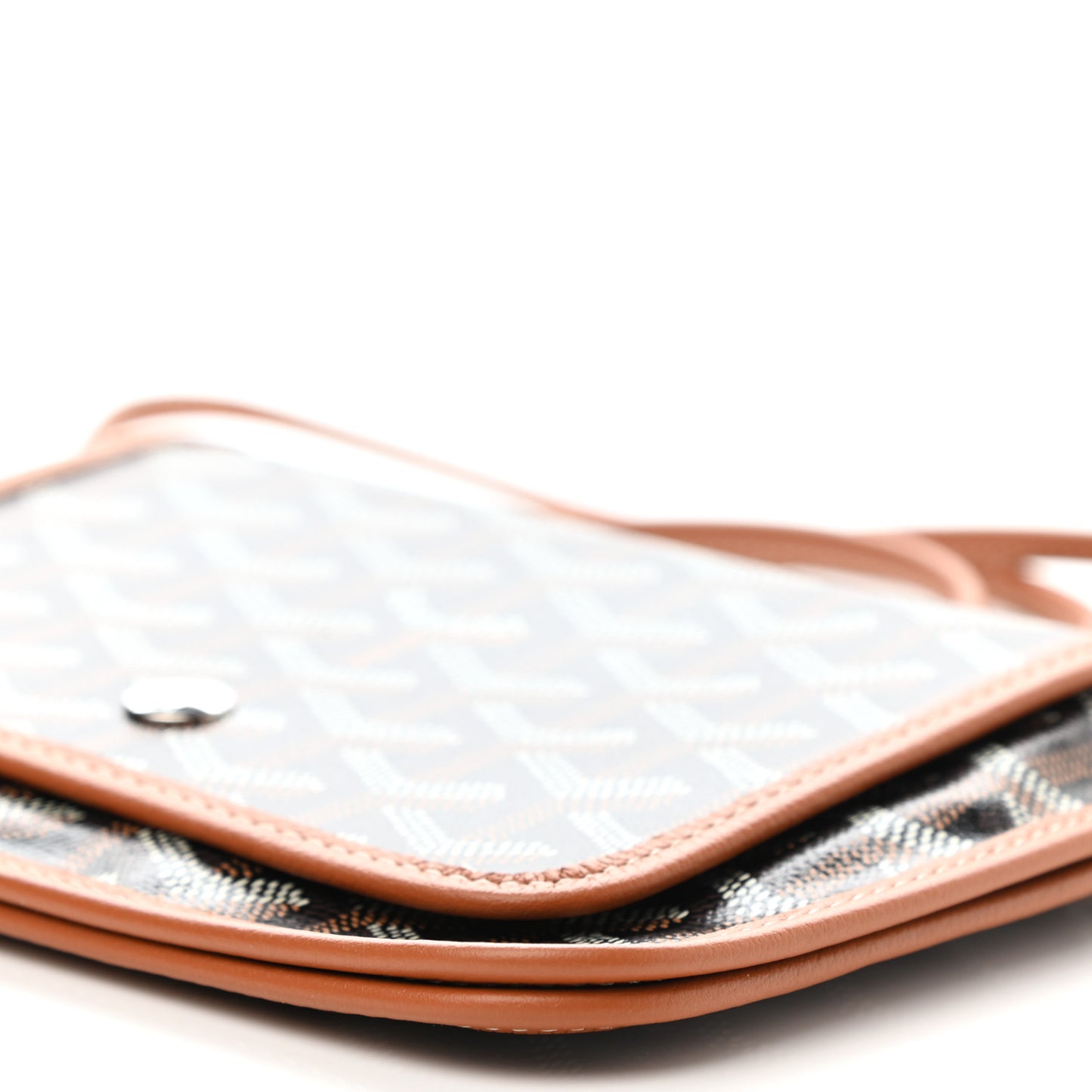 Goyardine Plumet Wallet Clutch Black Gold