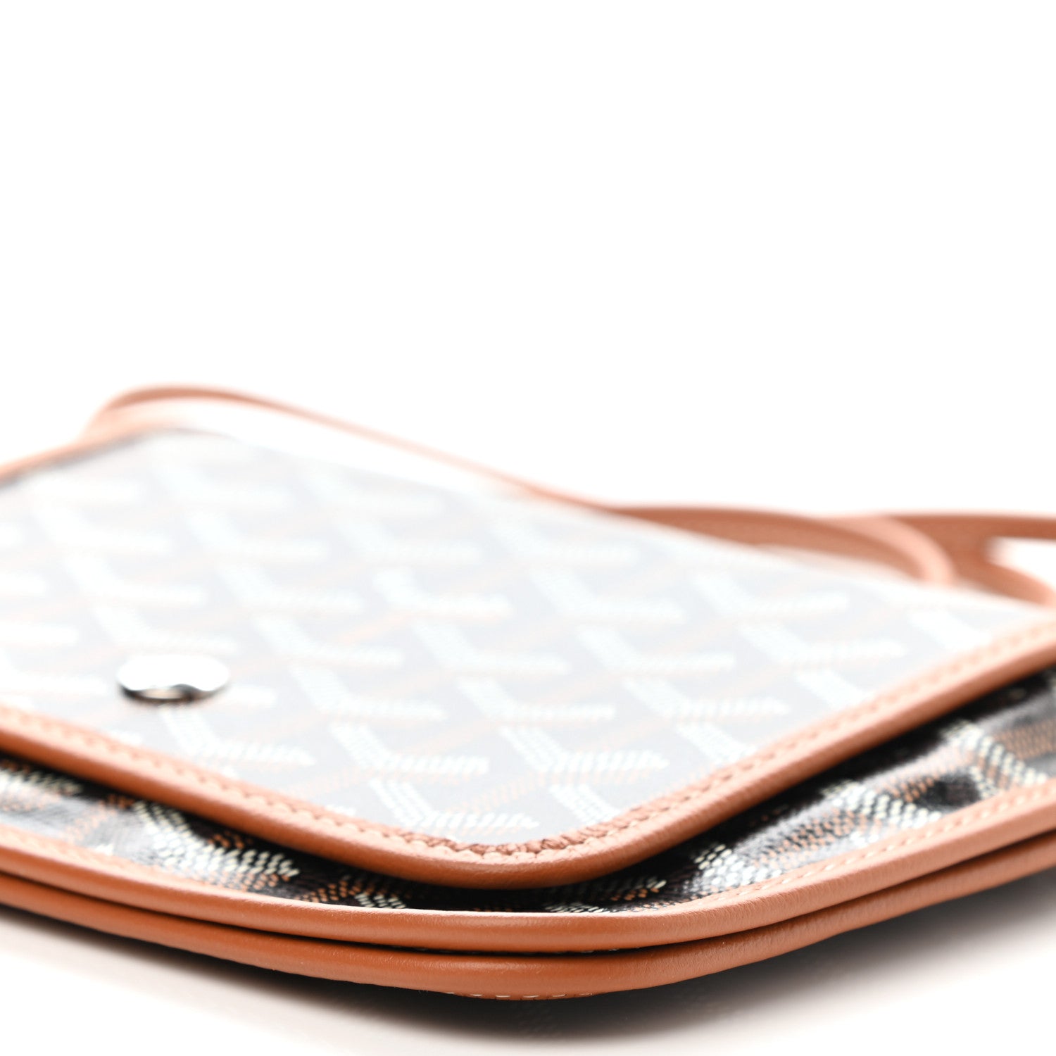 Goyard Goyardine Plumet Wallet Clutch Black Gold 13 of 13