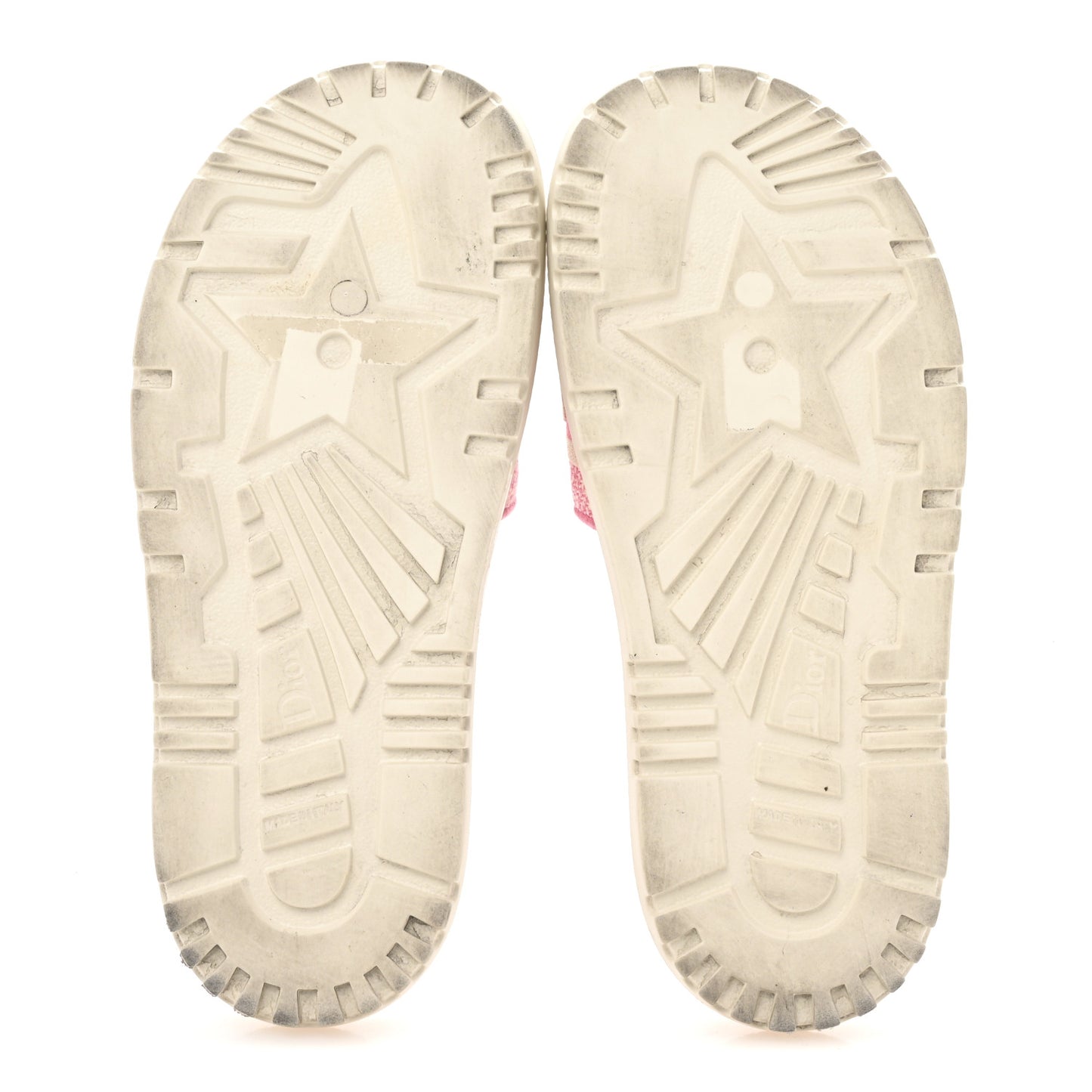Micro PDP Cotton Houndstooth Embroidered Dway 10mm Slide Sandals 37.5 Peony