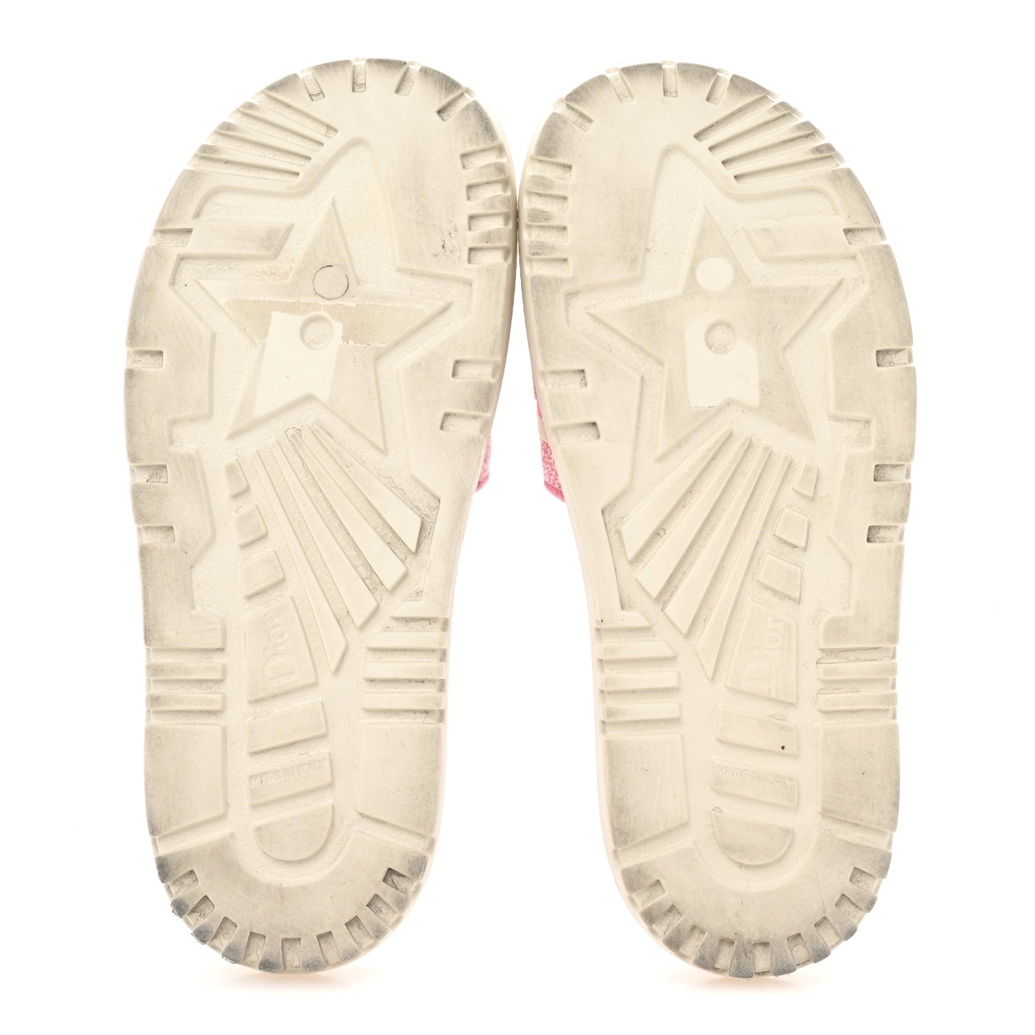 Christian Dior Micro PDP Cotton Houndstooth Embroidered Dway 10mm Slide Sandals 37.5 Peony 6 of 10