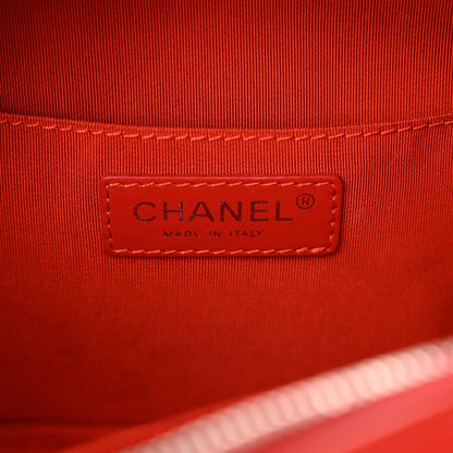 Chanel Lambskin Quilted Mini CC Box Camera Bag Red 6 of 14