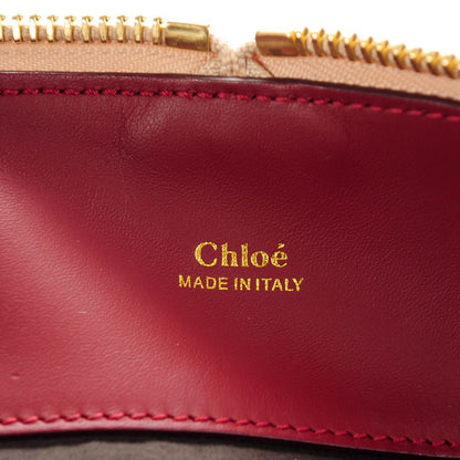 Chloe Smooth Calfskin Large Baylee Tote Crimson Fig 6 of 8