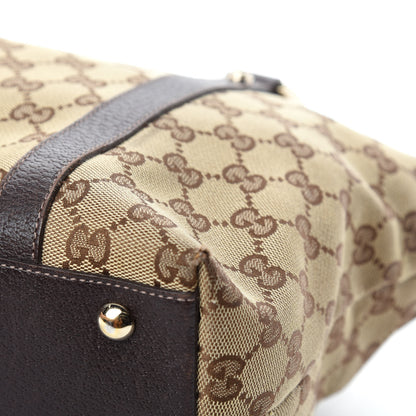Gucci Monogram Medium Abbey Tote Dark Brown 9 of 14