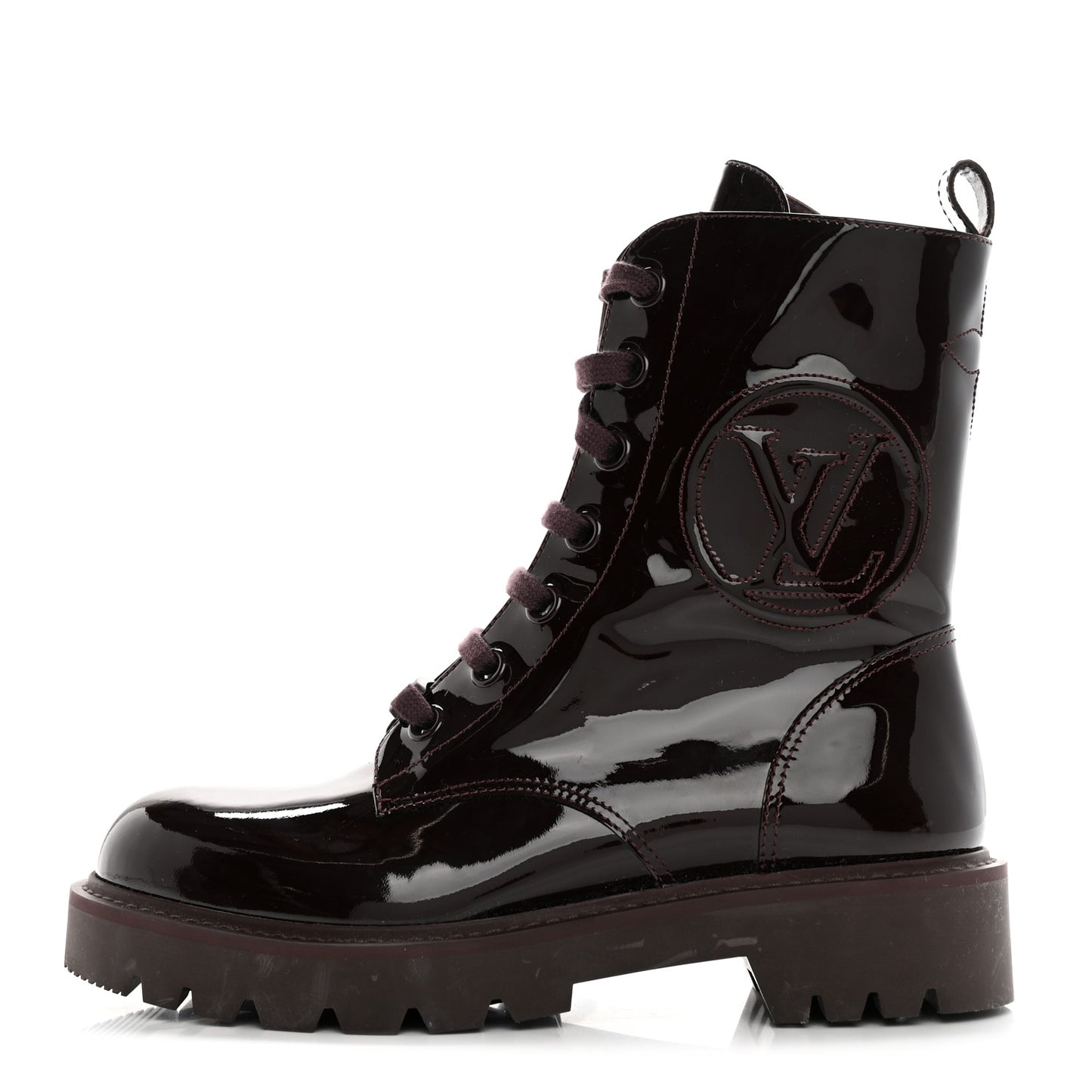 Patent Territory Ranger Boots 37.5 Bordeaux