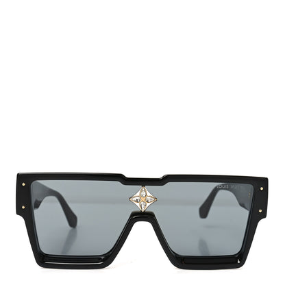 Louis Vuitton Acetate Swarovski Crystal Cyclone Sunglasses Z1578W Black 2 of 6