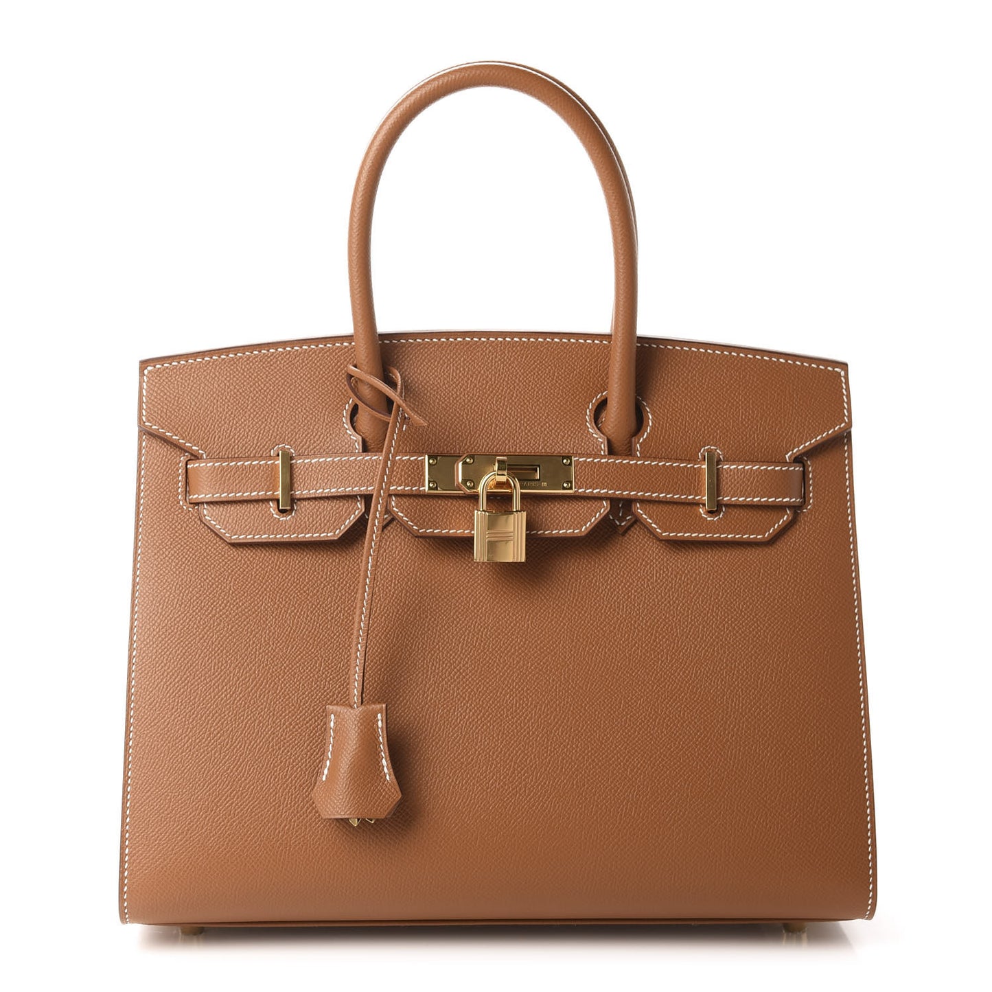 Madame Calfskin Birkin Sellier 30 Gold